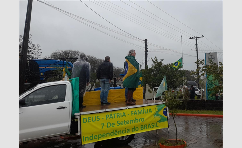 Movimento Deus, Pátria e Família em manifestação neste feriado de Independência  