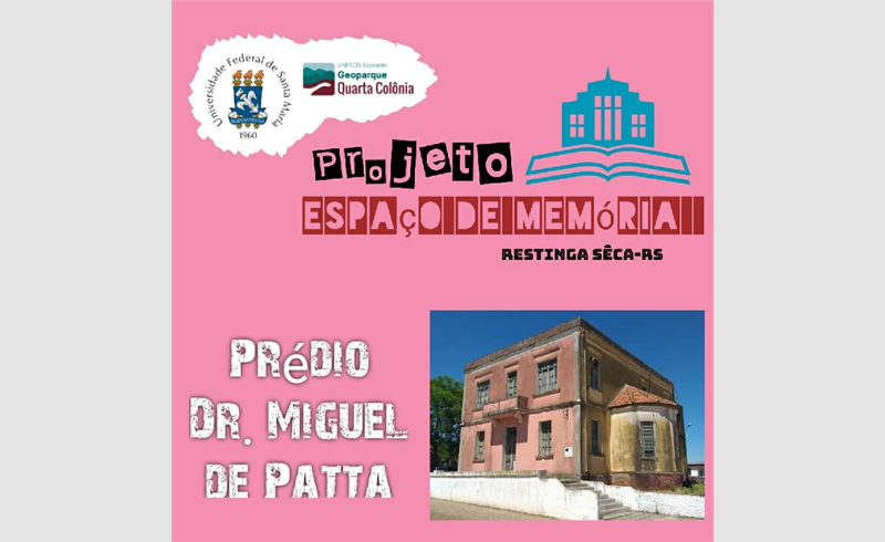 Projeto Espaço de Memória - Restinga Sêca Quarta Colônia- Ep 6  Prédio Dr. Miguel de Patta, também popularmente conhecido como "antiga prefeitura".