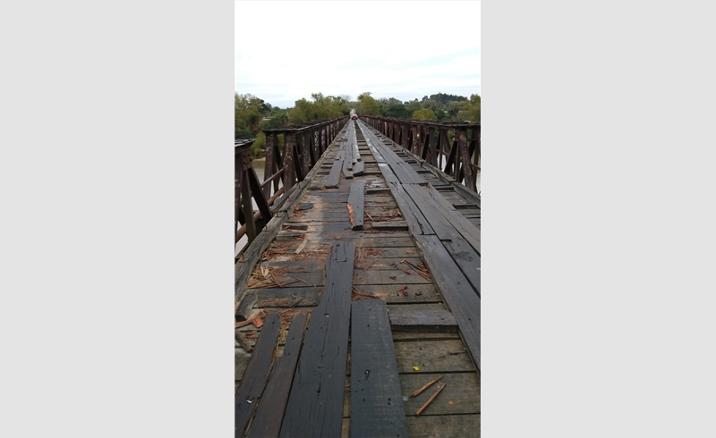 Novos problemas na Ponte das Tunas
