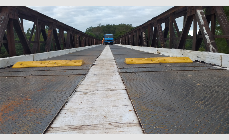 Trânsito será liberado nesta sexta na Ponte das Tunas, em Restinga Sêca