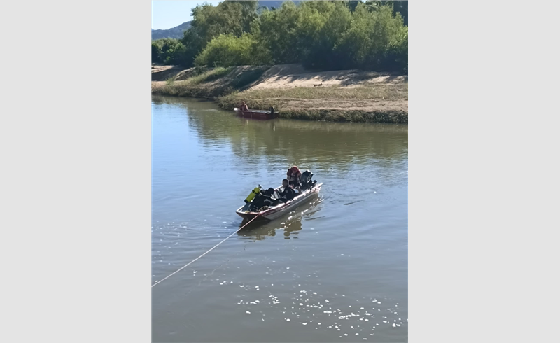 Corpos de tio e sobrinho são encontrados após horas de buscas no Rio Soturno