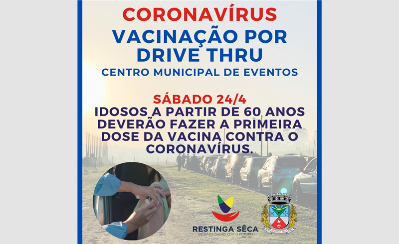 Sábado é dia de primeira dose contra a Covid-19 e Dia D contra gripe