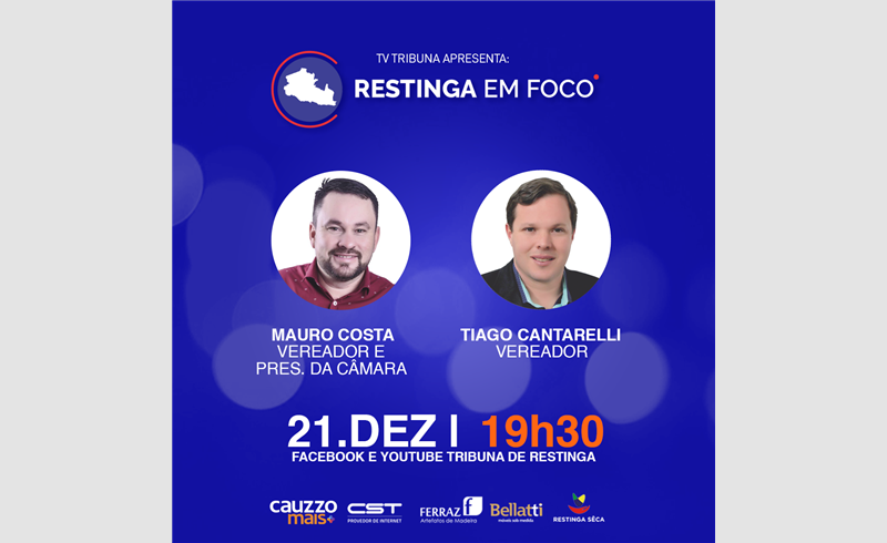 Restinga em Foco recebe os vereadores Mauro Costa e Tiago Cantarelli