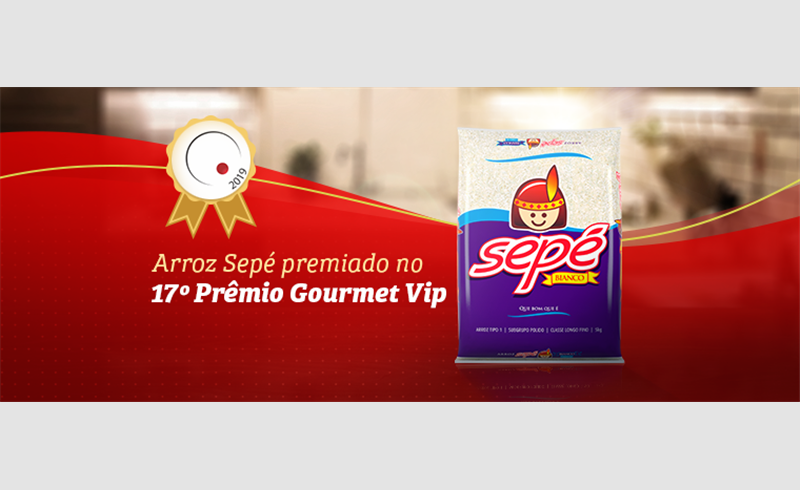 Arroz Sepé vence o Prêmio Gourmet Vip na sua categoria