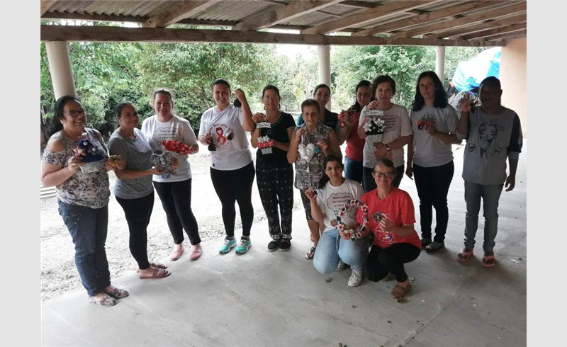 Curso de Fuxico é realizado na localidade de Jacuí