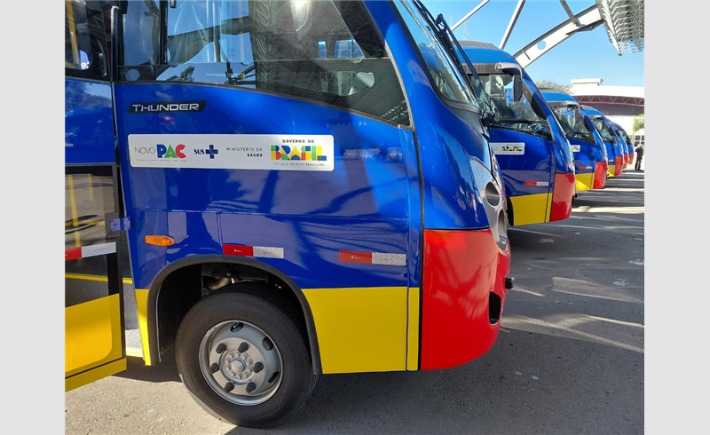Restinga Sêca está entre os municípios contemplados com novo micro-ônibus para o transporte de pacientes do SUS