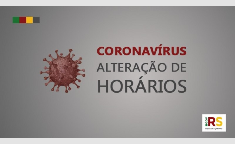 Confira as alterações dos serviços estaduais em função do coronavírus
