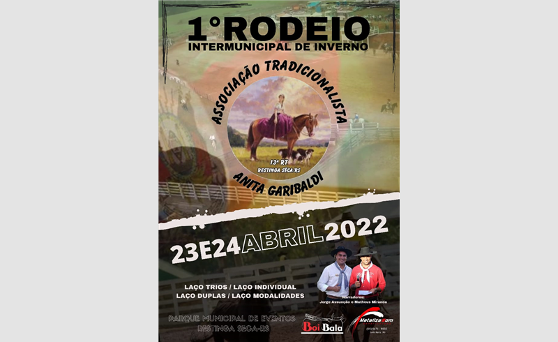 1° Rodeio Intermunicipal de Inverno da Associação Anita Garibaldi