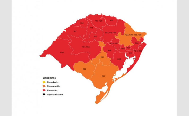 Ao indeferir recursos, Estado mantém mapa definitivo com 17 bandeiras vermelhas na 38ª rodada