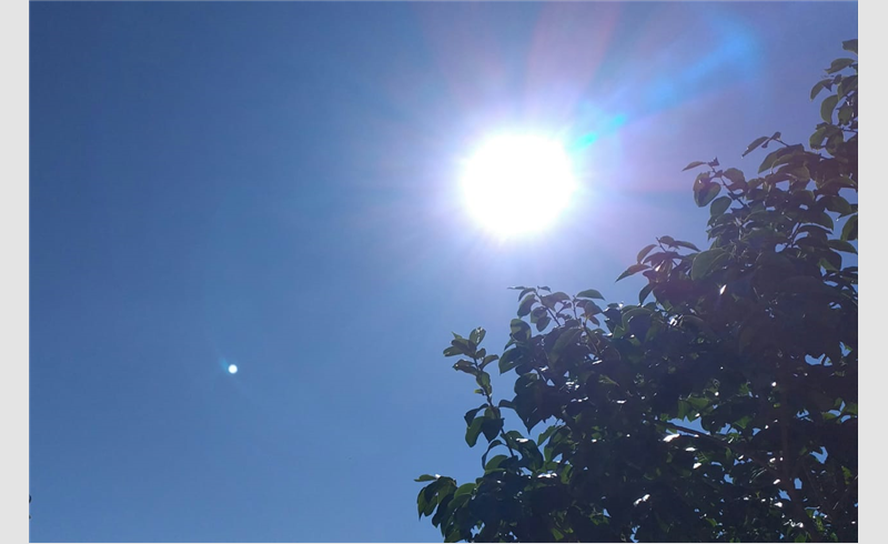 Estado terá forte calor e temporais isolados nos próximos dias