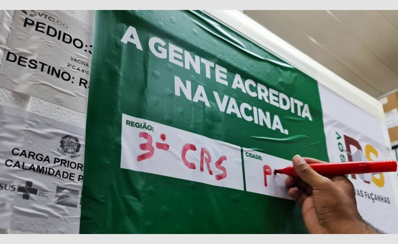 Sete em cada dez gaúchos já receberam a segunda dose da vacina contra a Covid