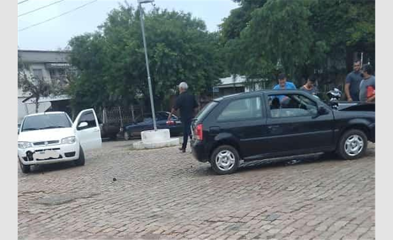 Registrada colisão de trânsito na Avenida Júlio de Castilhos em Restinga Sêca
