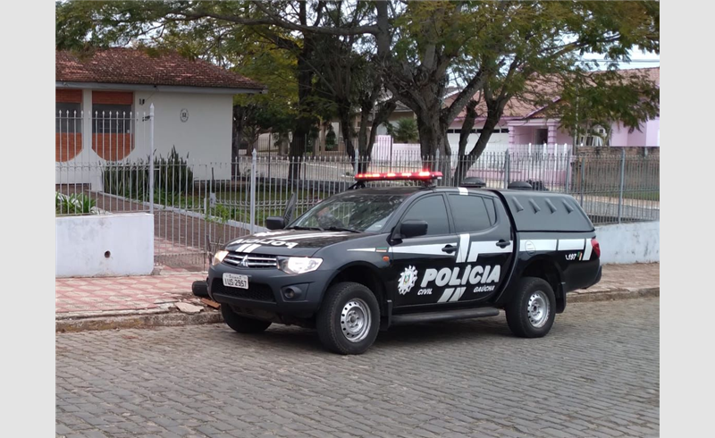 Polícia Civil prende indivíduo em cumprimento a mandado de prisão preventiva, por descumprimento de medida protetiva de urgência, em Restinga Sêca