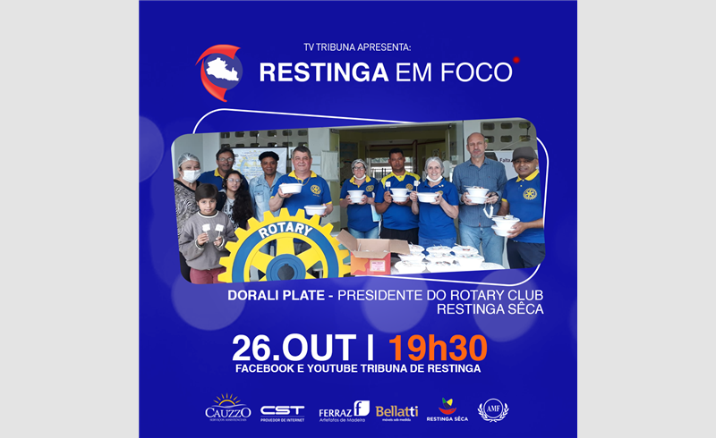 Restinga em Foco recebe a Presidente do Rotary Club de Restinga Sêca