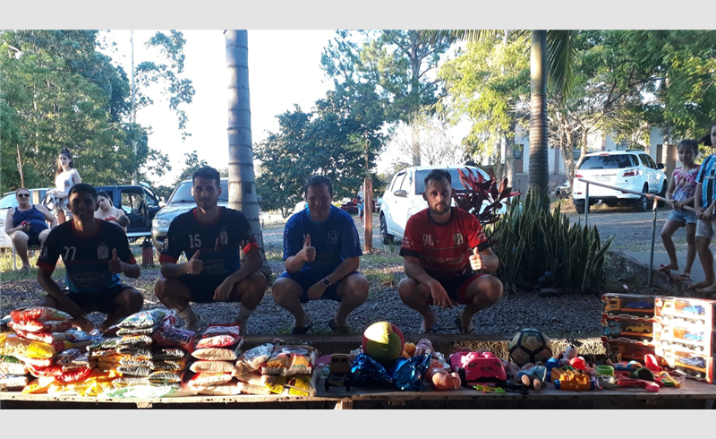 Campeonato beneficente arrecada mais de 150kg de alimentos