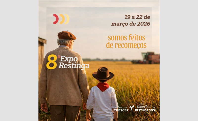 ExpoRestinga 2026 começa com força total e promete movimentar Restinga Sêca com negócios, cultura e grandes shows