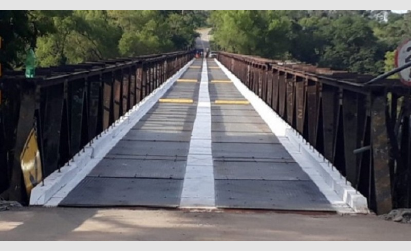 Interdição na Ponte das Tunas