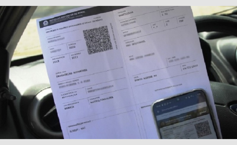 Certificado de Registro e Licenciamento do Veículo já pode ser impresso em casa