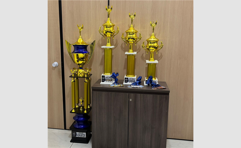 Troféus do 1º Jogos Rurais já estão prontos para a 30ª Festa do Colono e Motorista