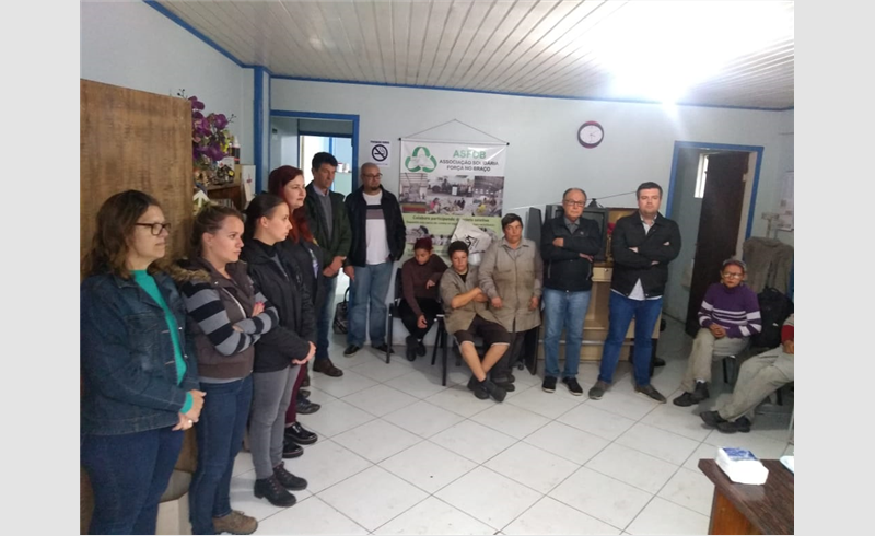 Comemorado um ano da Central de Triagem da Coleta Seletiva no município