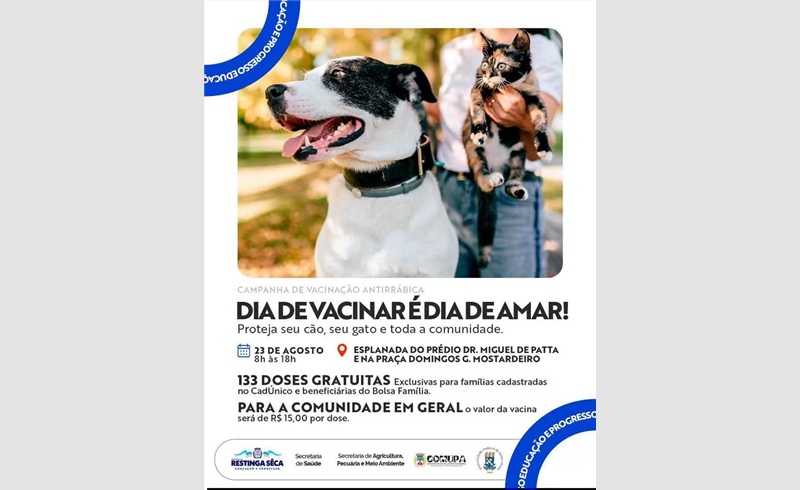 Dia de Vacinar é Dia de Amar! 