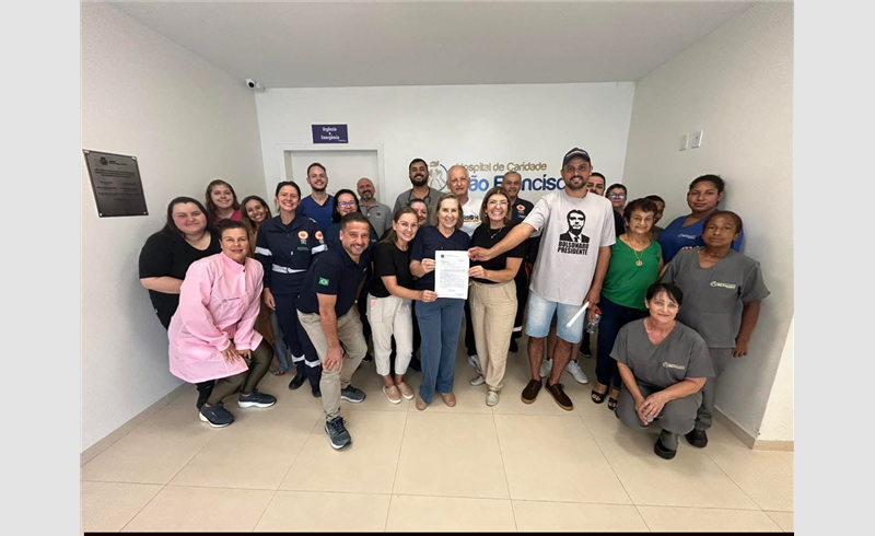 Hospital São Francisco recebe emenda de R$ 150 mil do Deputado Sanderson