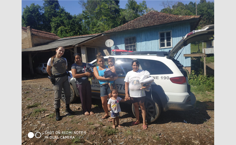 Brigada Militar de Agudo realiza operação de ação social no interior do município
