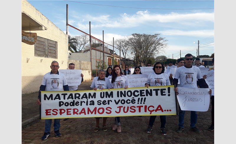 Familiares fazem caminhada em homenagem a Juares