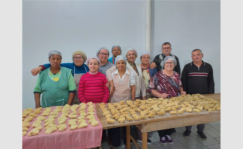 Preparativos para a Festa da comunidade São Paulo