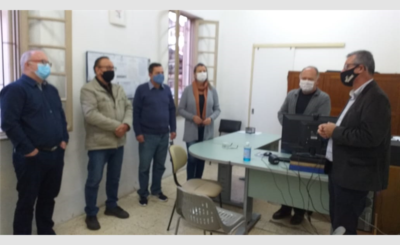 Presidente do IPE visitou o HCSFrancisco para ouvir demandas do Hospital