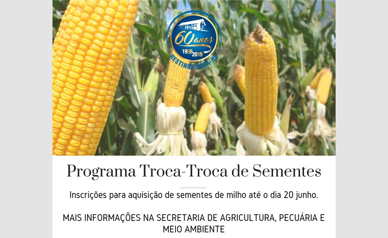 Prefeitura inicia programa "Troca-troca sementes"