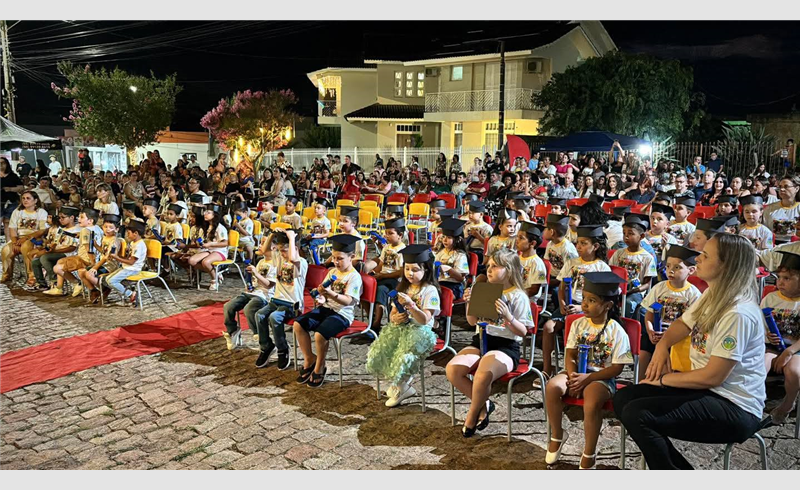EMEI Edwaldo Hoffmann realiza formatura do Pré-B em clima de emoção e celebração