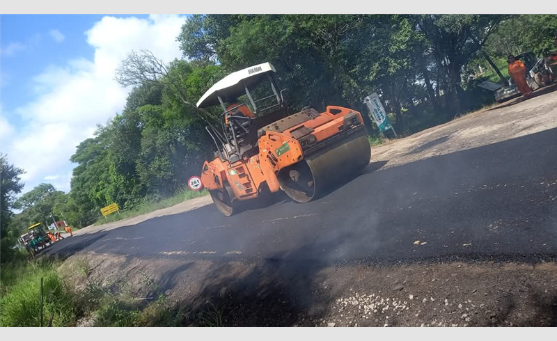 Obras sendo realizadas