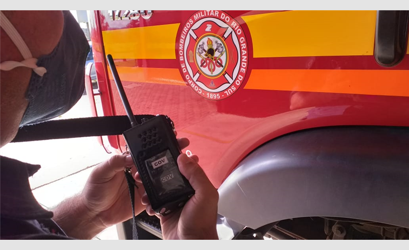 Bombeiros de Restinga Sêca passam a contar com sistema de rádio de comunicação digital