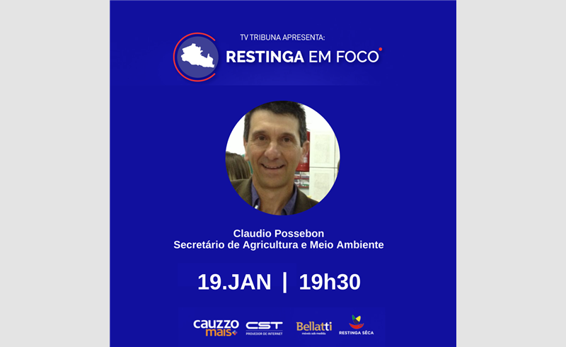 Restinga em Foco recebe Secretário de Agricultura de Restinga Sêca, Claudio Possebon