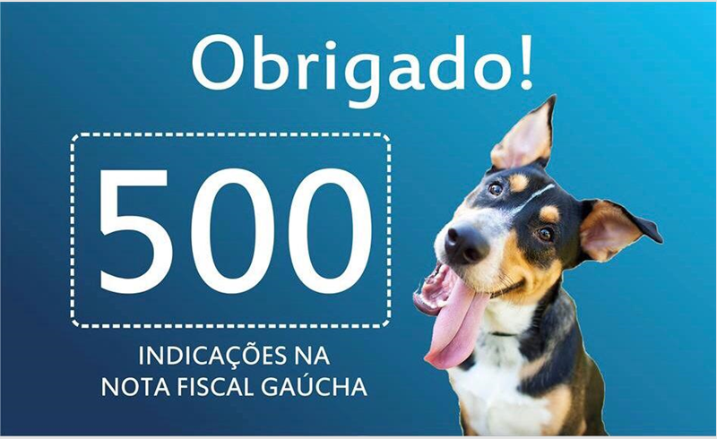 Focinhos de Restinga alcança 500 indicações no programa Nota Fiscal Gaúcha