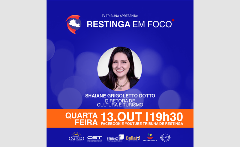 Restinga em Foco recebe a Diretora de Cultura de Restinga Sêca, Shaiane Dotto