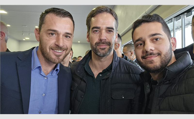 Presidente da Câmara e prefeito participam de reunião com o Governador Eduardo Leite em Santa Maria