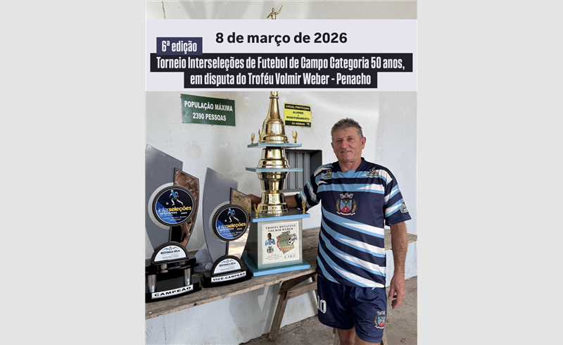 São Miguel recebe 6ª edição do Torneio Interseleções 50 anos no dia 8 de março em Restinga Sêca