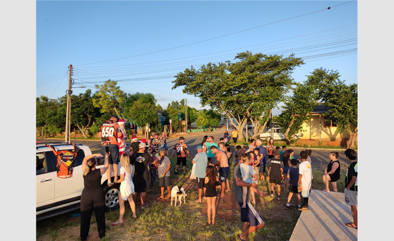 Natal solidário do Grupo de Motoqueiros Pokamoto