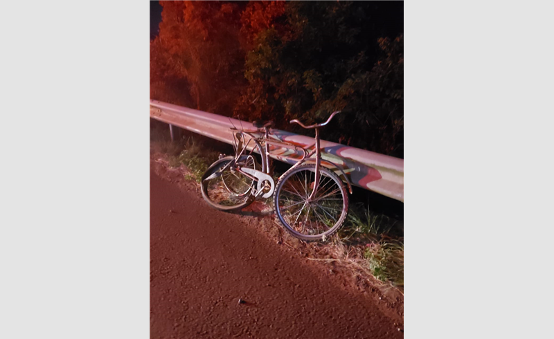 Atropelamento de ciclista na ponte do Jacuí na RSC-287  