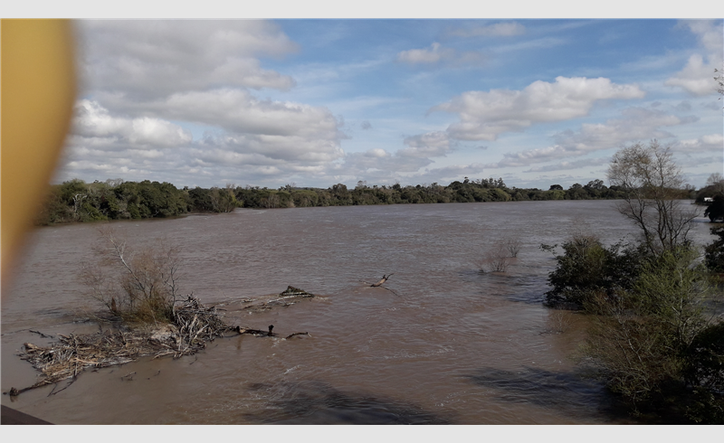 Nível do Rio Vacacaí continua subindo
