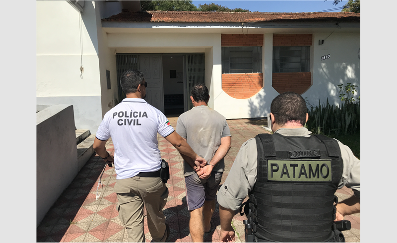 Polícia Civil cumpre mandado de prisão na localidade de Rosinha