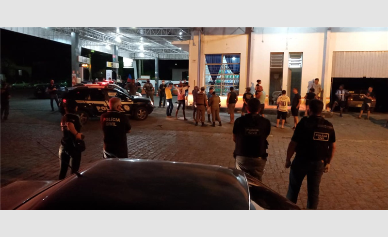  Polícia Civil e Brigada Militar continuam  operação policial no município de Formigueiro  
