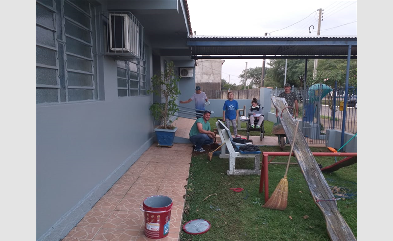 Apae recebe ação de voluntários