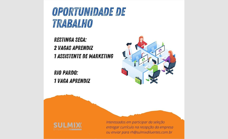 Oportunidade de Emprego 