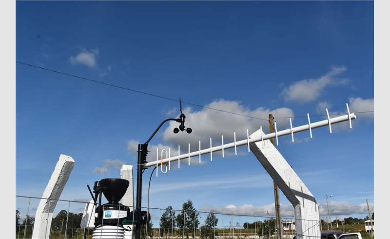 Restinga Sêca conta agora com estação meteorológica