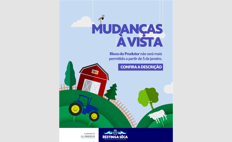 *ProdutoresNota Fiscal eletrônica será obrigatória a partir de 5 de janeiro