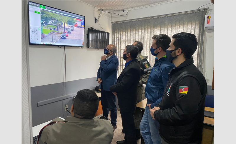 Inauguração do sistema de videomonitoramento de Formigueiro