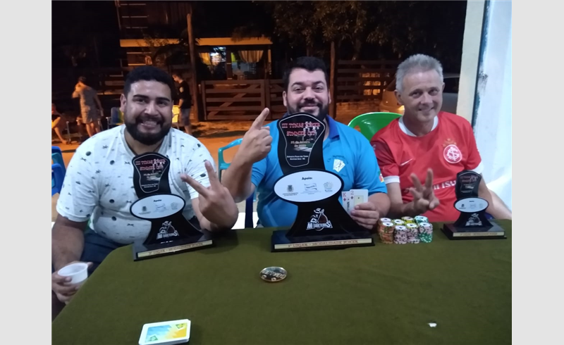 Confira os campeões da 5° Copa Verão de Truco e o 3° Tunas Poker Summer Cup